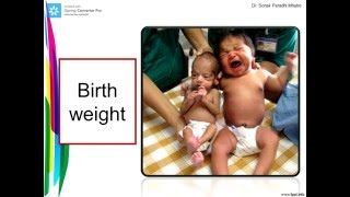 Neonatology Basics  Birth weight and Gestational age [upl. by Anibla56]