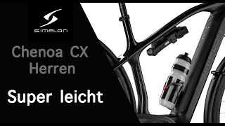 Das leichteste Herren Trekking EBike mit Bosch CX Simplon Chenoa Herren in Black [upl. by Susanne585]