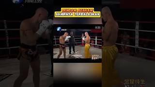 KARMA INSTAN  AKIBAT TERLALU MEREMEHKAN LAWAN boxing muaythai fighter [upl. by Edecrem]