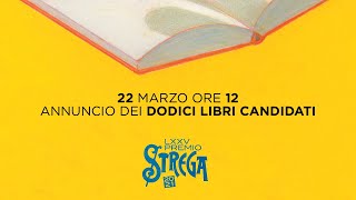 Annuncio dei dodici libri candidati al Premio Strega 2021 [upl. by Gytle]