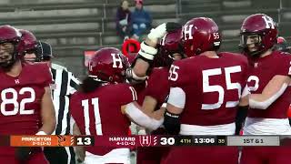 Football Defeats Princeton 4513 [upl. by Juakn]