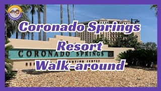 Coronado Springs Resort Walkaround l Moderate Resort l Disney World [upl. by Berlin917]