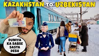 International Sleeper Train Journey  Kazakhstan🇰🇿 to Uzbekistan🇺🇿 [upl. by Tung72]