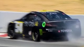 Ty Gibbs Blows A Tire and Hits The Wall Hard ‘24 Sonoma Cup Race [upl. by Meggy476]