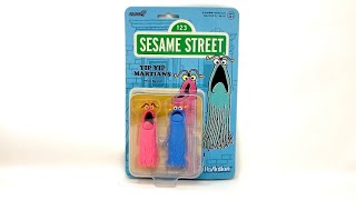 Super7 Sesame Street Yip Yip Martian ReAction Figures Review [upl. by Adnorahc]