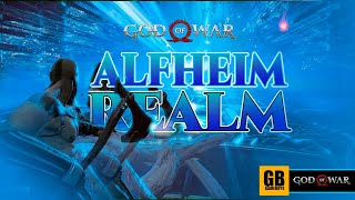 Alfheim Realm The Light Of Alfheim Walkthrough God Of War [upl. by Berk]