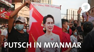 Putsch in Myanmar – Bevölkerung will Anführerin Aung San Suu Kyi zurück  Weltspiegel Podcast [upl. by Ben]