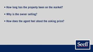 Questions to ask while viewing a property with Samuel Seeff  Part 1 [upl. by Alicec920]