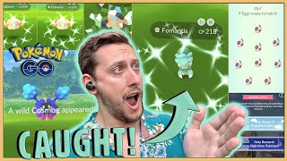 NEW SHINY FOMANTIS amp Cosmog RETURNS For The Solstice Horizons In Pokemon GO [upl. by Einatirb806]