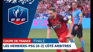 Les Herbiers  PSG  la finale de Coupe de France au côté des arbitres I FFF 2018 [upl. by Jemmy819]