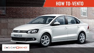 How To Start The Car In Vento  CarDekhocom [upl. by Artimed]