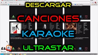 Como Descargar  Instalar las Canciones del Karaoke UltraSTAR Deluxe  Todas las canciones [upl. by Hallsy]