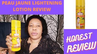 PEAU JAUNE LIGHTENING LOTION REVIEW [upl. by Anerual]