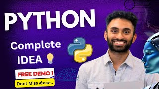 Basic to Advanced Python Programming in Telugu   Demo [upl. by Ainolloppa]