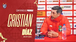 Conferencia de prensa  Declaraciones de nuestro DT Cristian Díaz [upl. by Hildegarde]