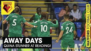 AWAY DAYS  QUINA SCORES STUNNER AT READING 😱🔥 [upl. by Melcher]