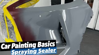 Car Painting Basics How to Use a Primer Sealer [upl. by Esli]