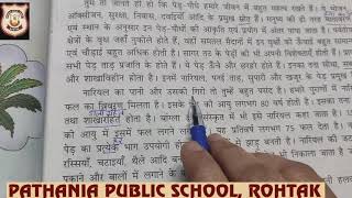 Pathania Public School Rohtak  कक्षा5 मधुप हिंदी पाठमाला पाठ6 सागर तट के पेड़ [upl. by Adihaj144]