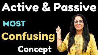 Most confusing concept in Active amp Passive Voice  Basic English Grammar  English With Rani Maam [upl. by Ardnael]