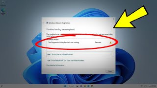 The diagnostics policy service is not running  Windows 111087  Fixed [upl. by Gonnella821]