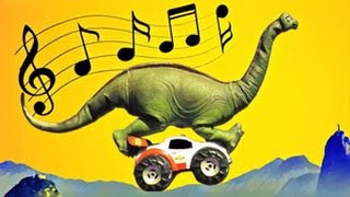 En Gammal Brachiosaurus  Musikvideo om dinosaurier för barn  sång video barnmusik bil [upl. by Lebasy704]