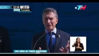 MACRI quotDEBERIAN SENTIR ANGUSTIA QUERIDO REY AL SEPARARSE DE ESPAÑAquot [upl. by Nobie272]