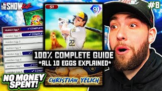 100 Complete Egg Hunt Guide In MLB The Show 24  No Money Spent 8 [upl. by Ester]