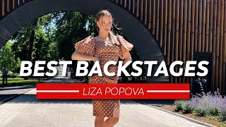 MODEL FASHION PHOTOSHOOT BACKSTAGE  ELIZAVETA POPOVA [upl. by Notsej]