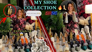 MOST EXPENSIVE SHOE COLLECTION 😱🔥  2024 SPECIAL ❤️  RabeecaKshorts [upl. by Georgy]