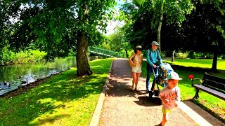 Relaxing London Walk In Beautiful Beddington Park ASMR [upl. by Kentigerma]