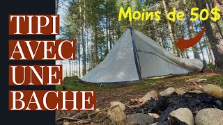 Comment fabriquer un TIPI  hot tent [upl. by Sherlock]