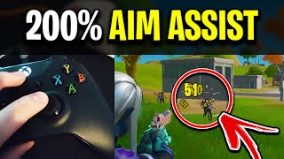 How To ENHANCE Aim Assist In Fortnite NEW Thumbstick Trick [upl. by Burch173]