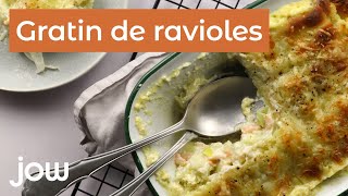 Recette du gratin de ravioles et courgette [upl. by Lrad]