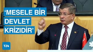 Davutoğlu Millet iradesiyle seçilmişlerin yeri meclistir [upl. by Rimhsak379]