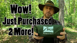 Best Budget Hammock Tarp Ive Ever Purchased  MIS Tarp Review and Setup [upl. by Ytisahc977]