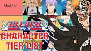 The Bleach Character Tier List [upl. by Troxell939]