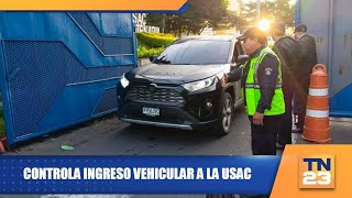 Controla ingreso vehicular a la USAC [upl. by Aicel]