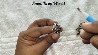 Day 2250 days ChallengeFigure Ringmaking video diyhandmadecraftslatestdesignsflowerring [upl. by Gaston]