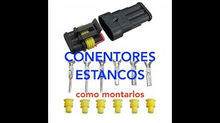 CONECTORES ESTANCOS COMO MONTARLOS [upl. by Inoy]