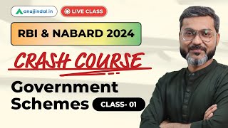 Govt Schemes 2024  RBI Grade B 2024 Notification  NABARD Grade A  Current Affairs  Anuj Jindal [upl. by Dinse]