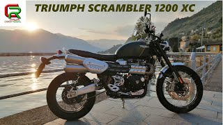 Triumph Scrambler 1200 XC test ride completo English subtitles [upl. by Cahan266]