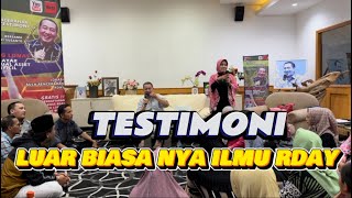 TESTIMONI SUNGGUH LUAR BIASA NYA ILMU RDAY [upl. by Teressa]