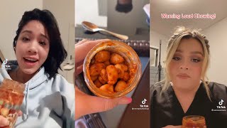 PICKLED GARLIC TIKTOK TREND COMPILATION [upl. by Arramahs]