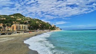 Italy  Finale LigureLiguria  Beautiful Sea 4K Video [upl. by Murvyn76]