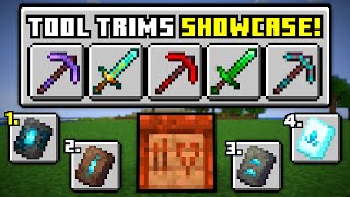 The Ultimate Tool Trim Guide For Minecraft Java amp Bedrock Mod Showcase [upl. by Phelia]