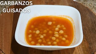 GARBANZOS GUISADOS  CHICKPEA RECIPE [upl. by Howzell]