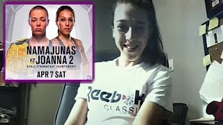 Joanna Jedrzejczyk on rematch with Rose Namajunas at UFC 223 [upl. by Bitthia]