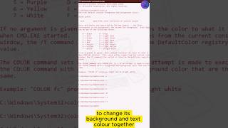 💥Change color scheme of CMD command prompt [upl. by Ynaffad]