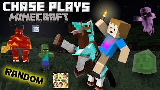 Chase plays MINECRAFT Random Gameplay w a 4 Year Old FGTEEV [upl. by Noemis500]