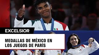 Todas las medallas de México en los Juegos de París [upl. by Eicnan]